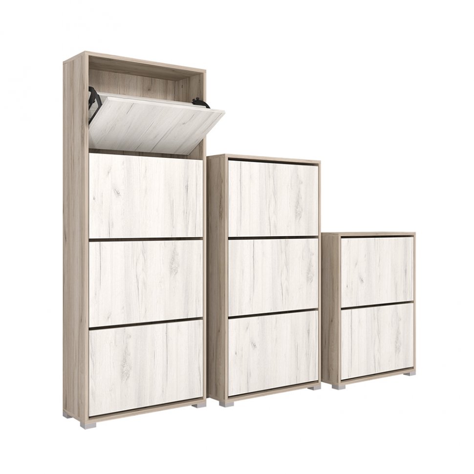 Обувница Смарт XL (Горизонт) Кантри / Дуб Прованс