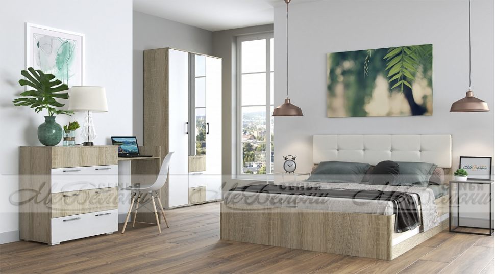 Спальня Белладжио (Семья Мебелони) Комплект 2