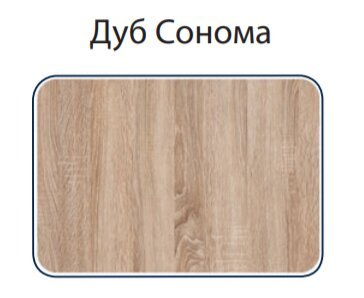 Кровать 160х200 с настилом ЛКР-1 Ливорно (Дуб сонома)