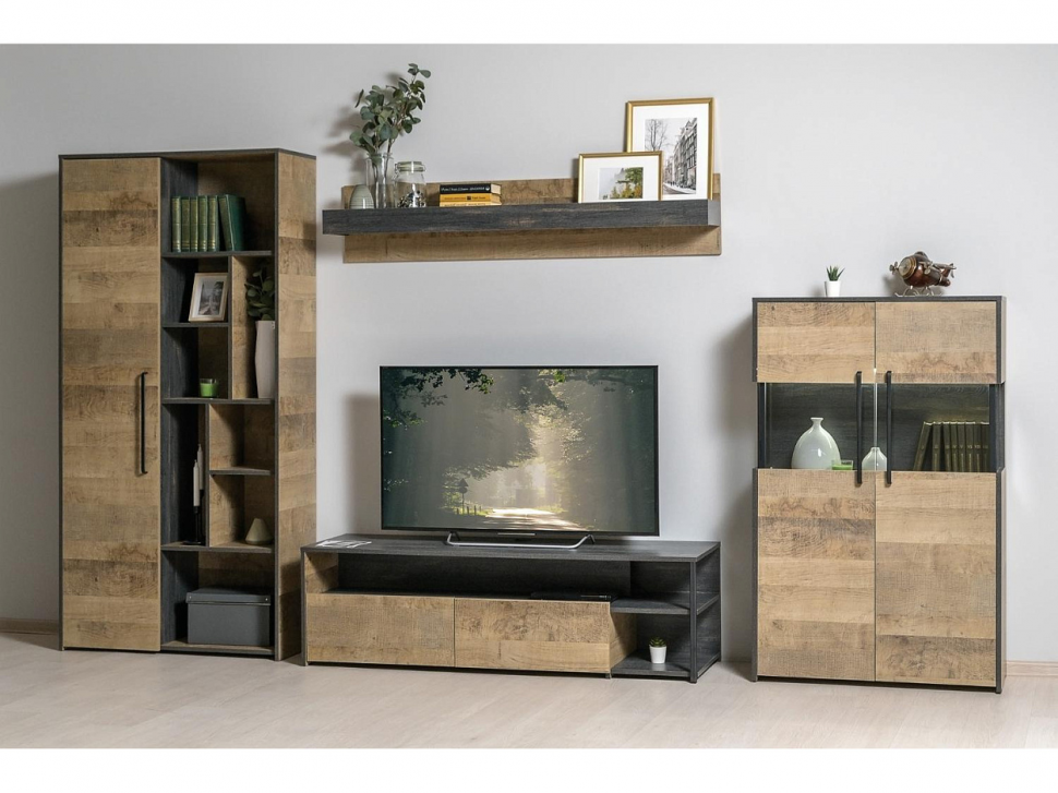 Трувор шкаф-стеллаж 13.206 Дуб Гранж Песочный/Интра