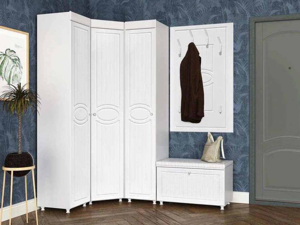 Прихожая Монако-7 белое дерево