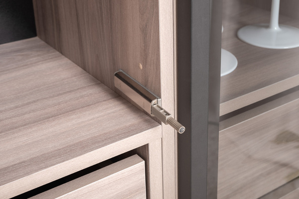 Роквуд шкаф навесной 16.322.01 Эмили Блаш / Графит