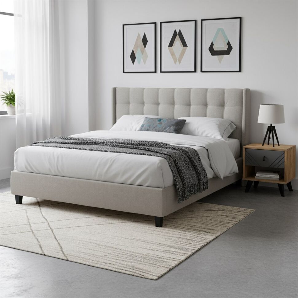 Тумба прикроватная Байкал, Дуб золотой, Графит