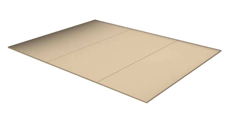 Кровать 140х200 с настилом ДСП Гавана (ТЭКС) Белый глянец