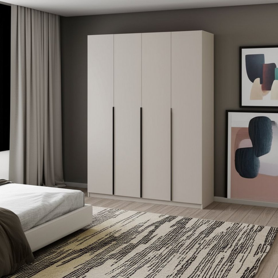 Шкаф распашной с наполнением (13 полок) ШК 5 (1600), Меланж