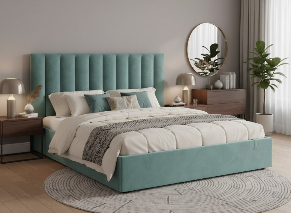 Кровать Ingrid 1800 модель 312 Ультра минт