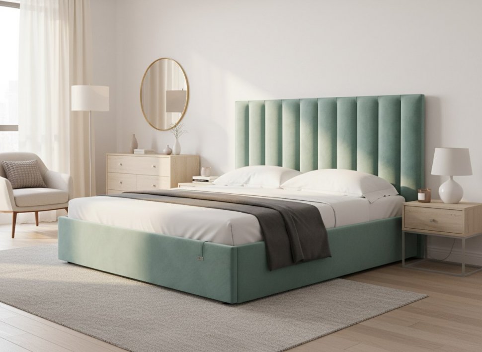 Кровать Ingrid 1800 модель 312 Ультра минт