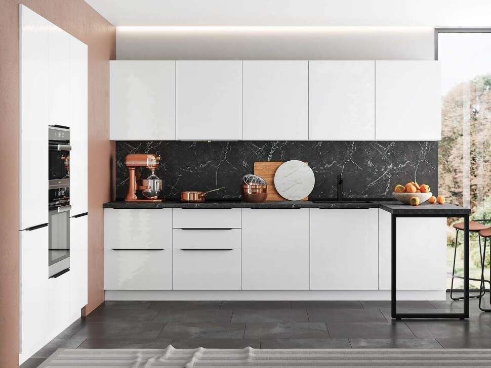 Кухня Арли 2 Белый / Кашемир