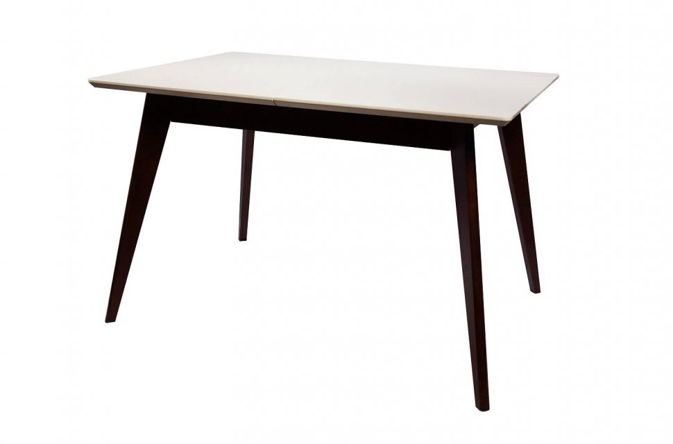 Стол раздвижной Олсон 120, орех/слоновая кость