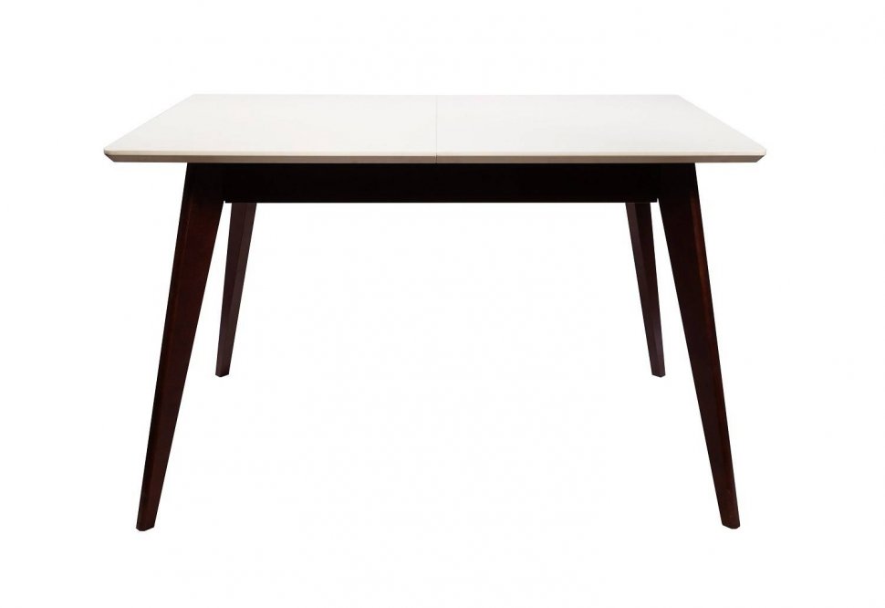 Стол раздвижной Олсон 120, орех/слоновая кость