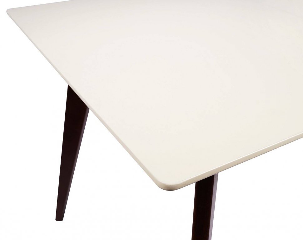 Стол раздвижной Олсон 120, орех/слоновая кость