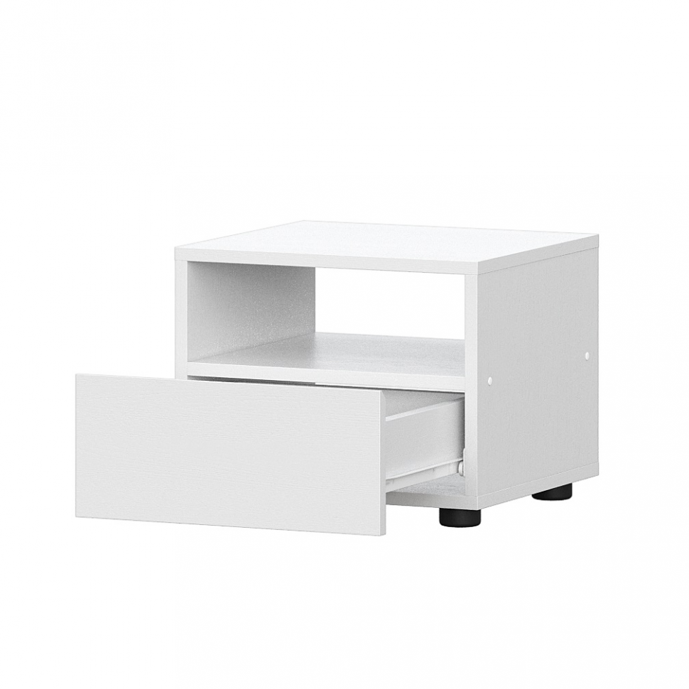 Тумба прикроватная Токио (Арника) Белый текстурный