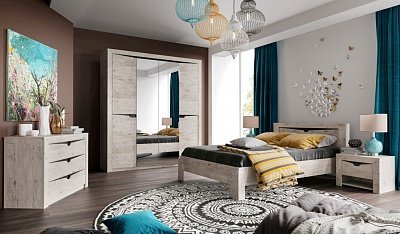 Тумба прикроватная Соренто МебельГрад (Дуб бонифаций)