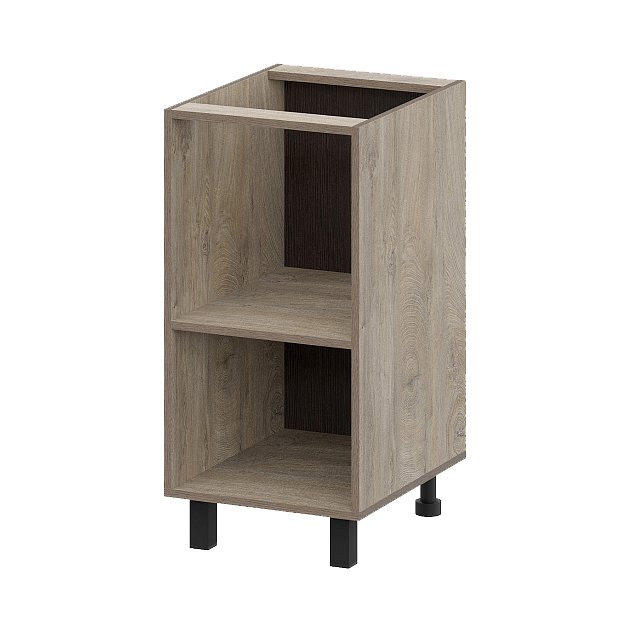 Шкаф кухонный напольный 40 см Этна 4С1 (Софт Грей)