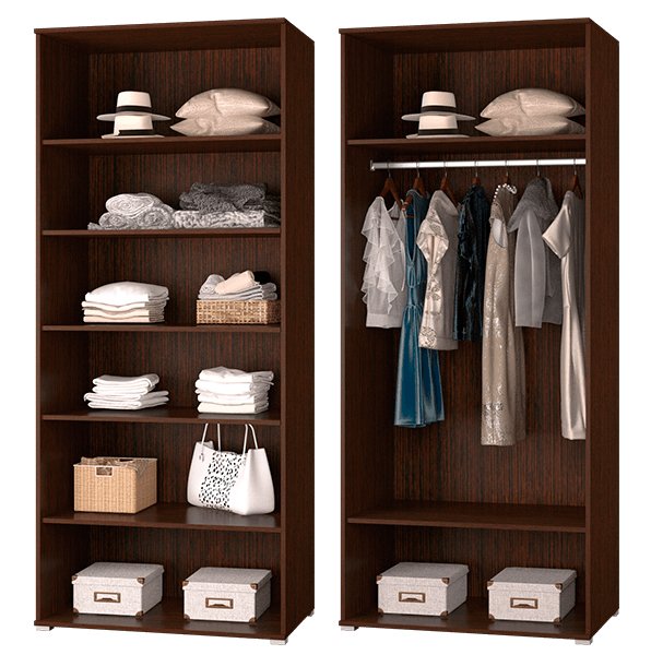 Шкаф двухдверный с зеркалом (глубокий) Мишель MLK