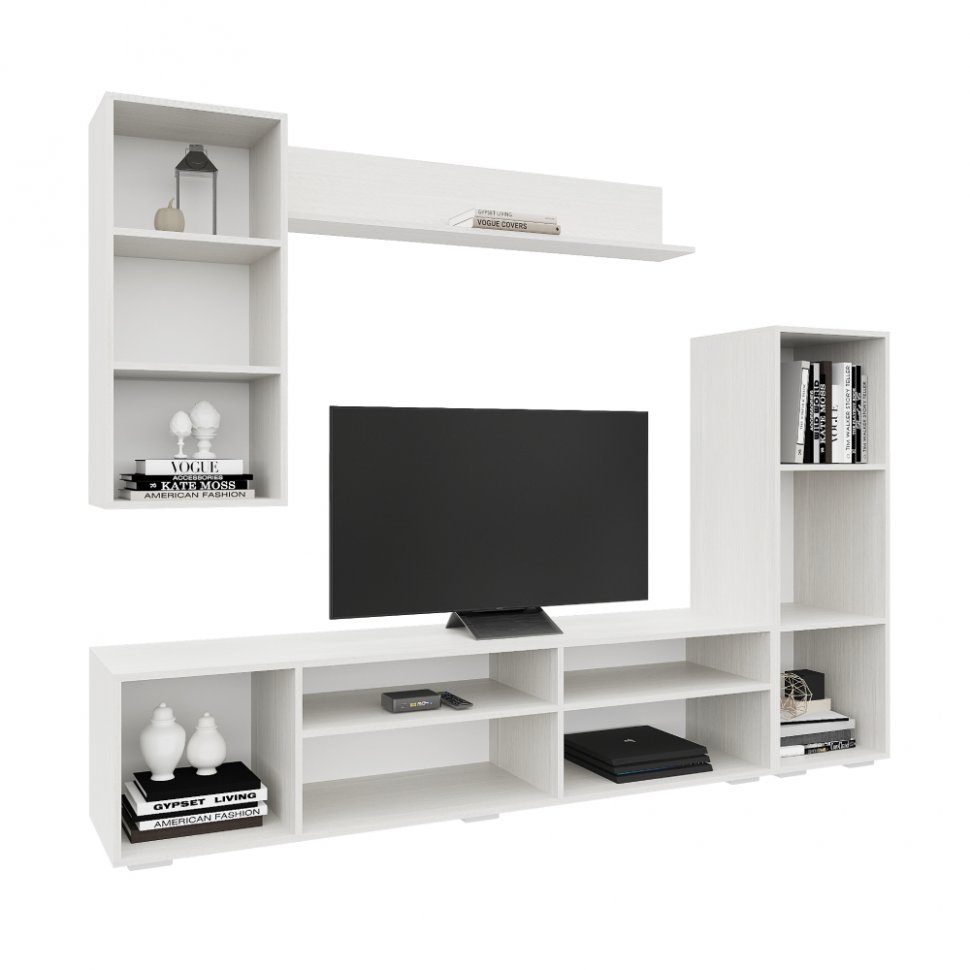 Гостиная Аннели (Интерьер Центр) Белый глянец