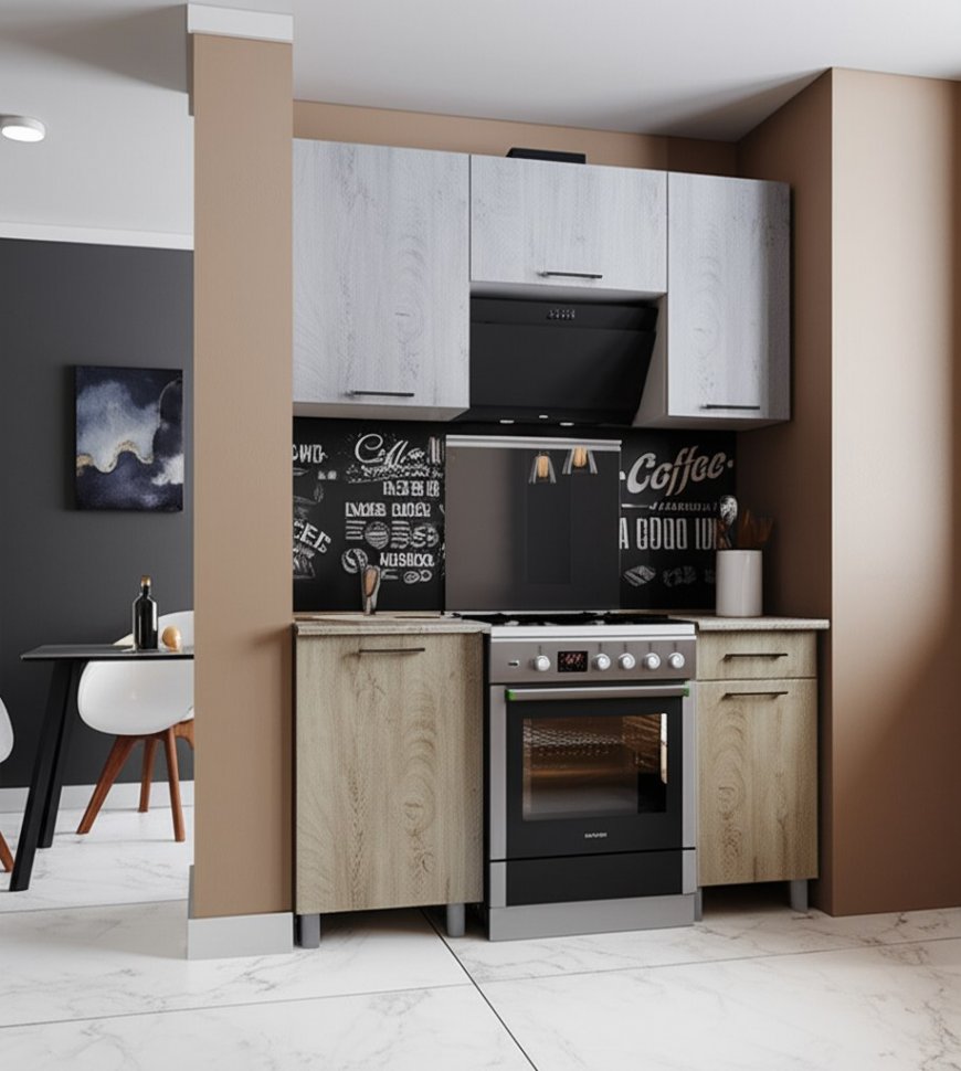 Кухня Палермо 1,5 м с окапом