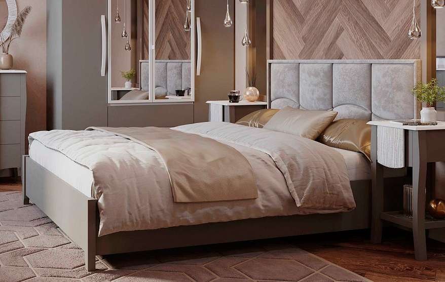 Кровать 160х200 с основанием из металла Brownie 307 Люкс (Глазов)