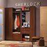 Мини-прихожая Sherlock 70 Глазов (Орех Шоколадный)