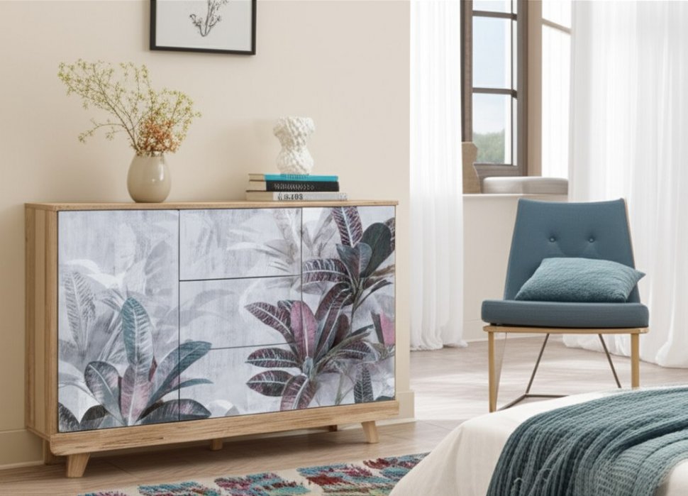 Комод Мегаполис КМ-15 (БТС) Дуб Каньон / Бали