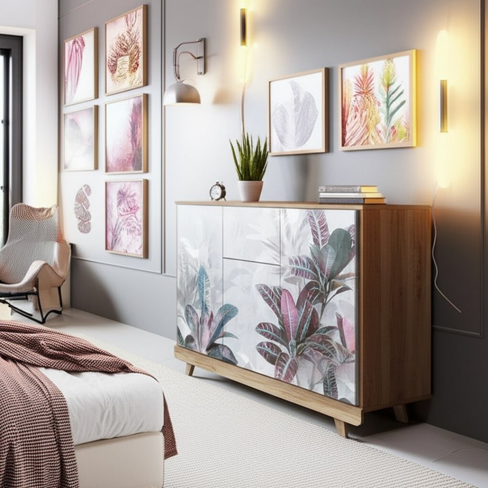 Комод Мегаполис КМ-15 (БТС) Дуб Каньон / Бали