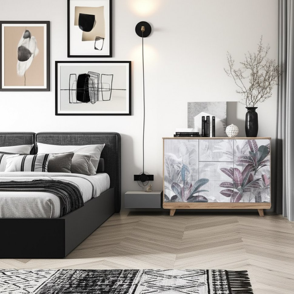 Комод Мегаполис КМ-15 (БТС) Дуб Каньон / Бали