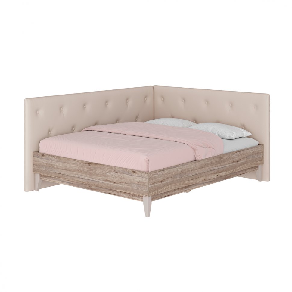 Мягкая боковая спинка для кроватей Скандика (Молочный)