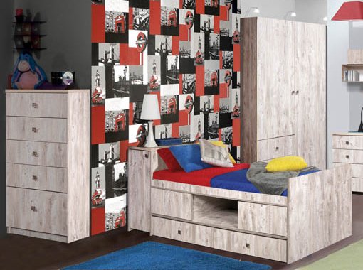 Комод 5Я Лондон-2 КМК 0478.3 (Дуб Юкон)