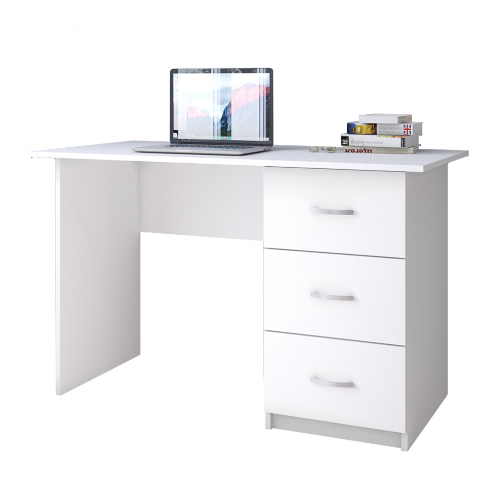 Стол письменный Сити-1 (ТЭКС) Белый