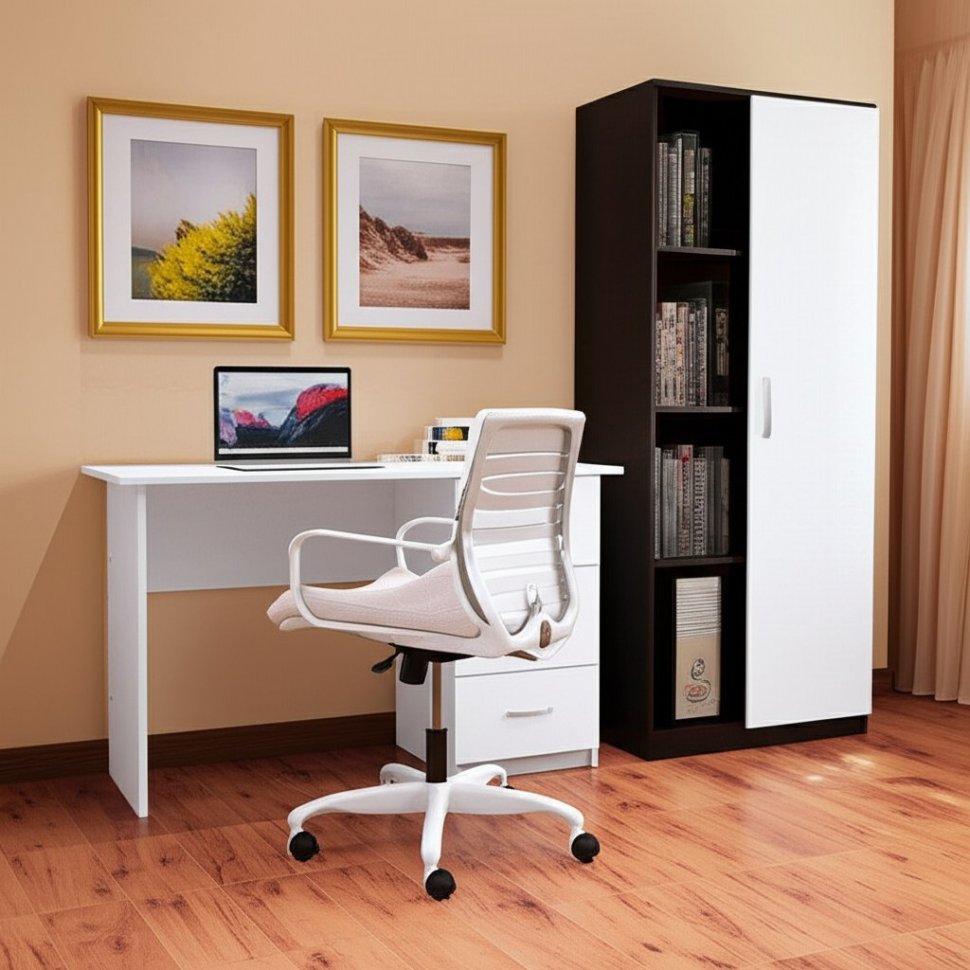 Стол письменный Сити-1 (ТЭКС) Белый