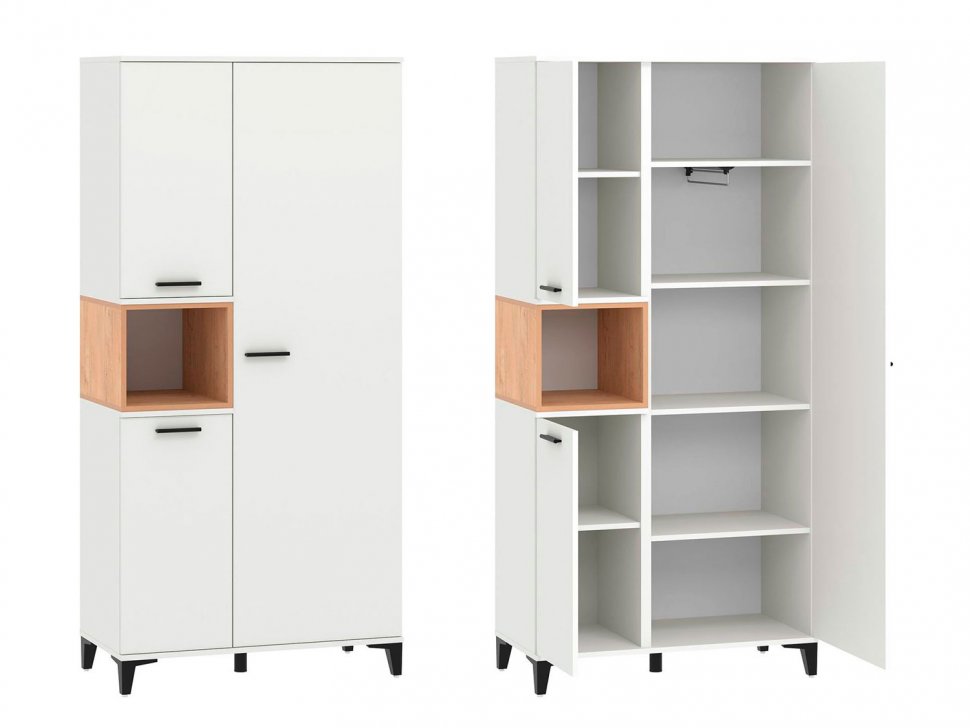 Гостиная Bergen 1 белый/Дуб Бунратти