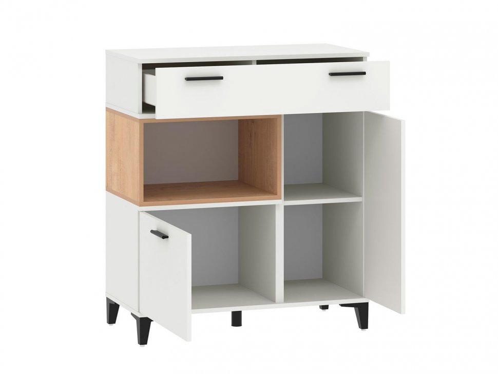 Гостиная Bergen 1 белый/Дуб Бунратти