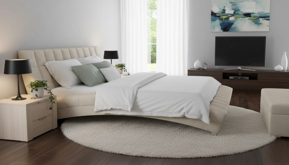 Оливия кровать 160 Дарлинг айвори