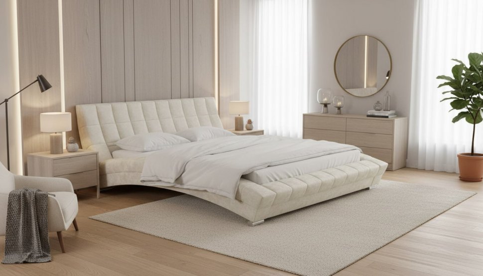 Оливия кровать 160 Дарлинг айвори