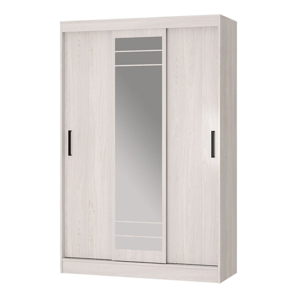 Шкаф-купе Тео ШКК-02 (Мебелони) Ясень белый
