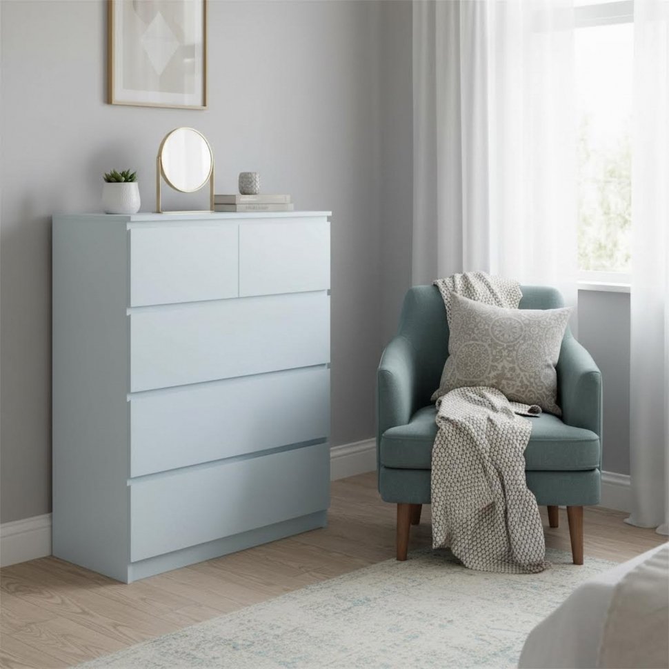 Комод Т-5Р Белый