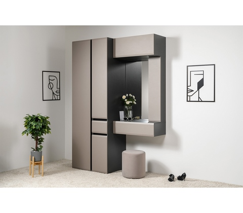 Сидней зеркало 17.12 Антрацит