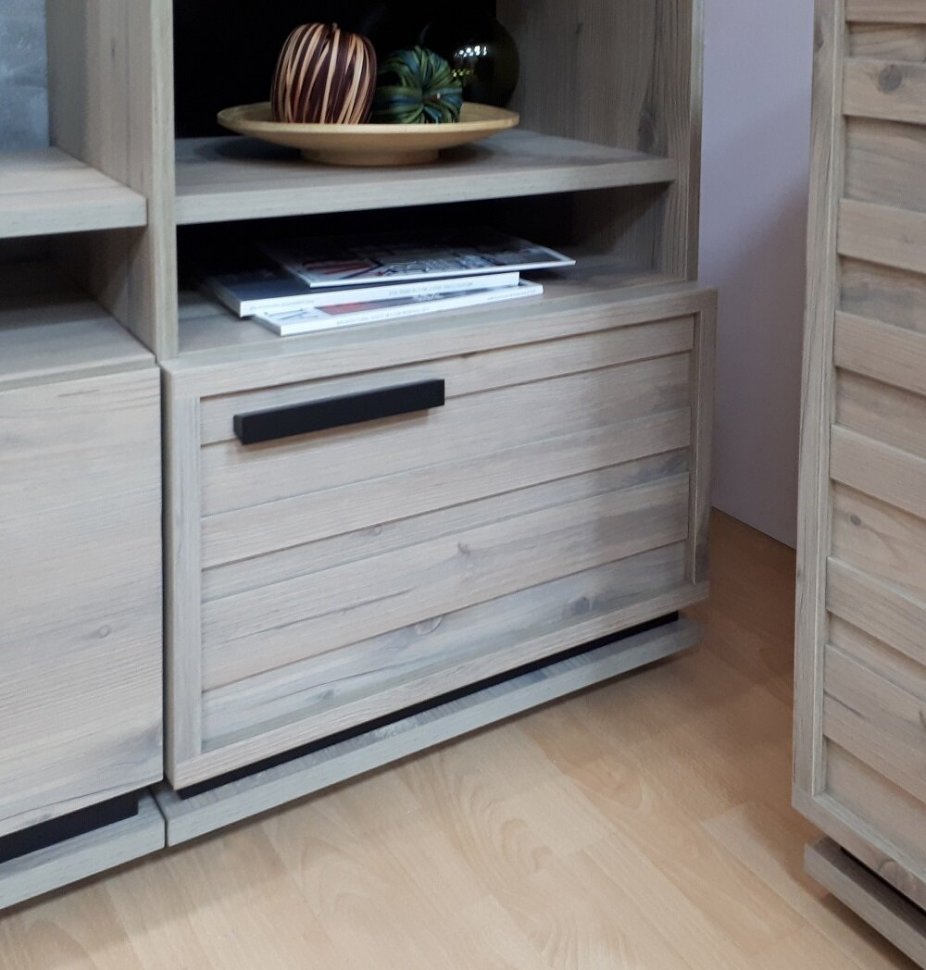 Гостиная Nature (Глазов) Комплект 1 Гаскон пайн/Черный