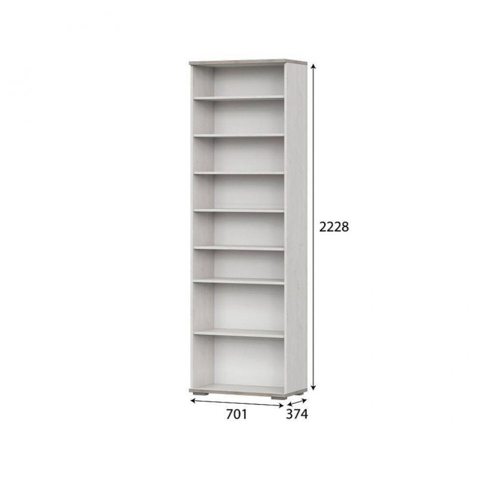 Двухстворчатый шкаф-витрина Александрия ШК-118