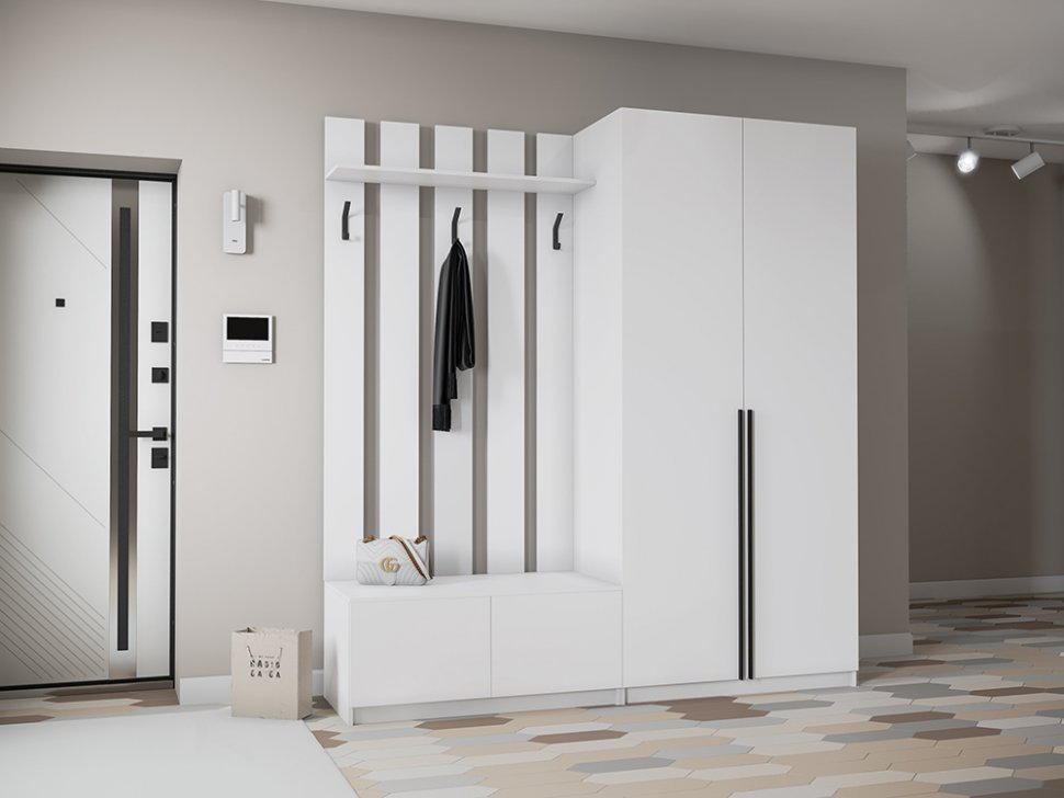 Прихожая Феникс (Северин) Комплект Белый