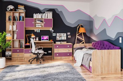 Детская мебель Колибри ТЭКС Комплект 6 (Виола)