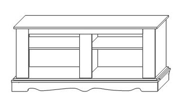 Тумба под ТВ Амелия КМК 0435.12