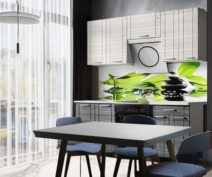 Кухня Бомбей, 2 м, с окапом