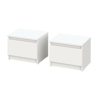 Тумба прикроватная Денвер (2 шт.), Белый