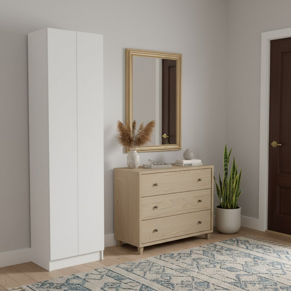 Шкаф для одежды Руэлла, Белый