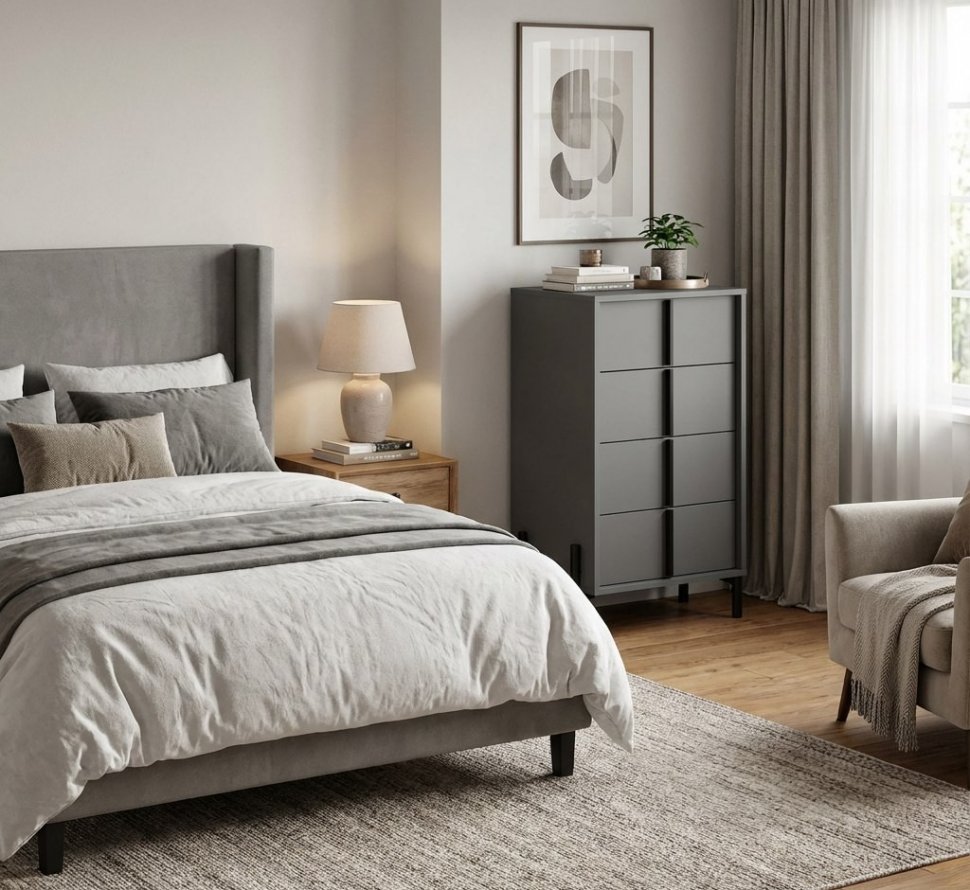 НМ 040.26 комод Тео Антрацит