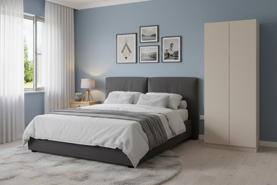 Шкаф двухстворчатый Бали, Меланж