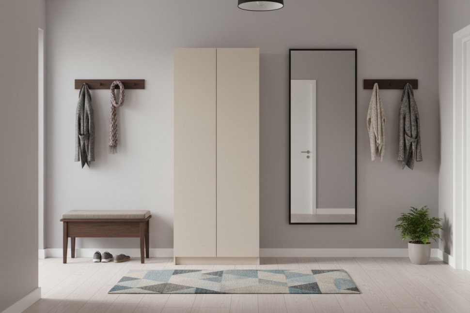 Шкаф двухстворчатый Бали, Меланж