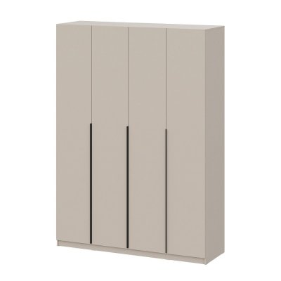 Шкаф распашной с наполнением (11 полок + штанга) ШК 5 (1600), Меланж