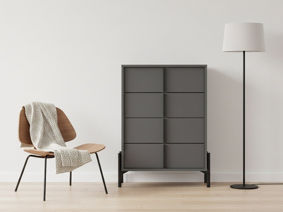 НМ 040.29 комод Тео Антрацит